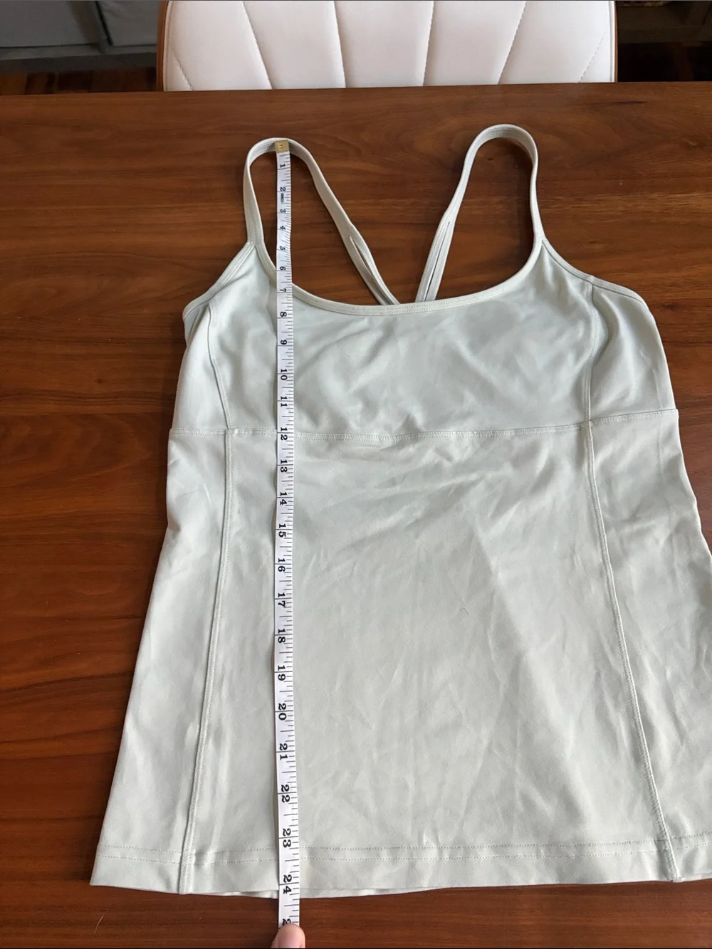 Alo Yoga Tank Top Built in Bra Mint Green Size Large